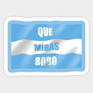 Que miras bobo Sticker